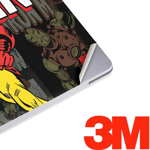 Marvel Classic Comics Iron Man Action Vintage Surface Laptop 2 Skin