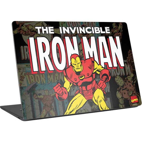 Marvel Classic Comics Iron Man Action Vintage Surface Laptop 4 15in Skin