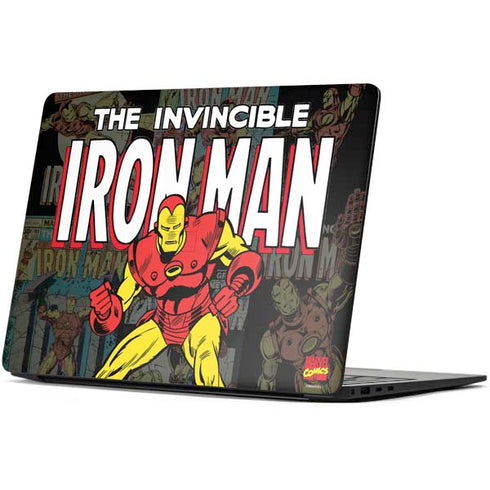 Marvel Classic Comics Iron Man Action Vintage Surface Laptop 7 13.8in Skin