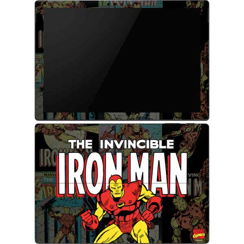 Marvel Classic Comics Iron Man Action Vintage Surface Pro 6 Skin