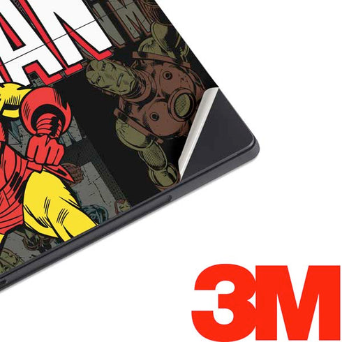 Marvel Classic Comics Iron Man Action Vintage Surface Pro 7 Skin