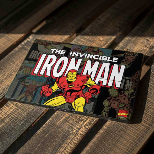 Marvel Classic Comics Iron Man Action Vintage Surface Pro 7 Skin