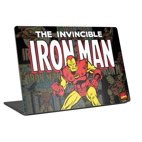 Marvel Classic Comics Iron Man Action Vintage Universal Laptop 17in (13.8 x 10in) Skin