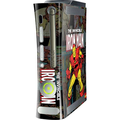 Marvel Classic Comics Iron Man Action Vintage Xbox 360 (Includes HDD) Skin