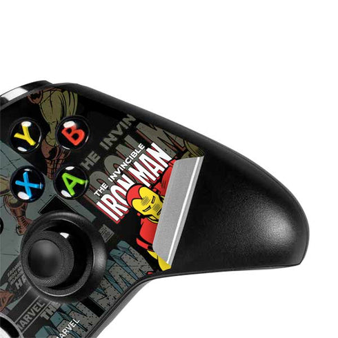 Marvel Classic Comics Iron Man Action Vintage Xbox One S All-Digital Edition Bundle Skin