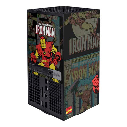 Marvel Classic Comics Iron Man Action Vintage Xbox Series X Bundle Skin