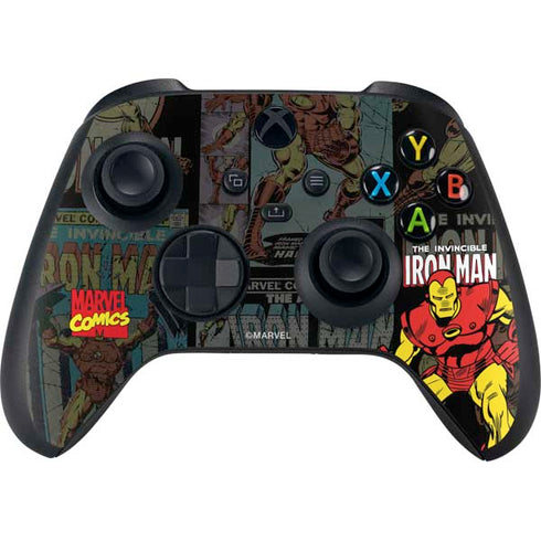 Marvel Classic Comics Iron Man Action Vintage Xbox Series X Bundle Skin