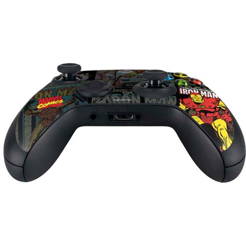 Marvel Classic Comics Iron Man Action Vintage Xbox Series X Controller Skin