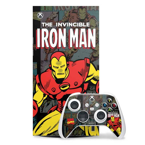 Marvel Classic Comics Iron Man Action Vintage Xbox Series X Skins