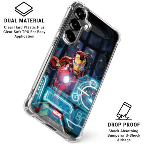 Marvel Iron Man New Armor Galaxy S26 Clear Case