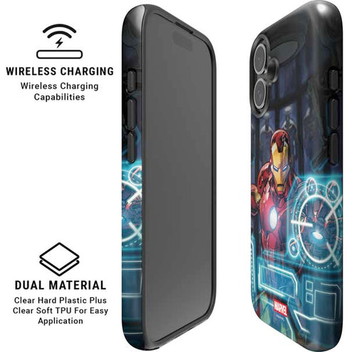 Marvel Iron Man New Armor iPhone 16 Magsafe Impact Case