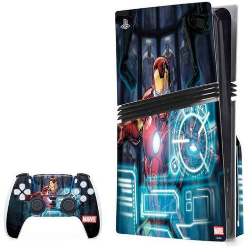 Marvel Iron Man New Armor PlayStation PS5 Skins