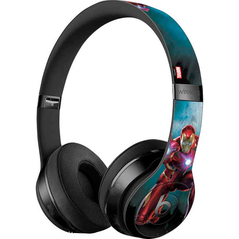 Marvel Iron Man Repulsor Blast Beats Solo 3 Wireless Skin