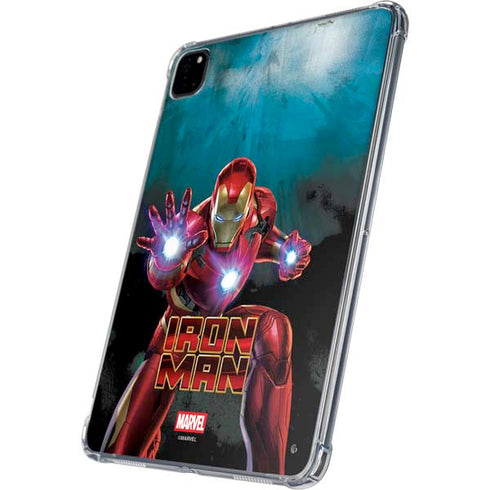 Marvel Iron Man Repulsor Blast iPad Pro 11in (2024) Clear Case