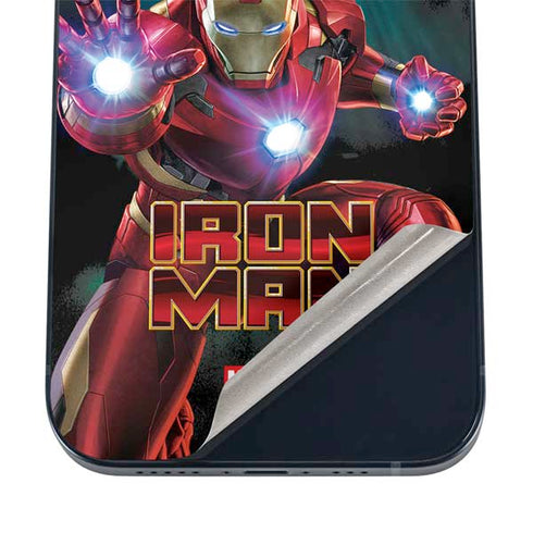 Marvel Iron Man Repulsor Blast iPhone 16 Skin