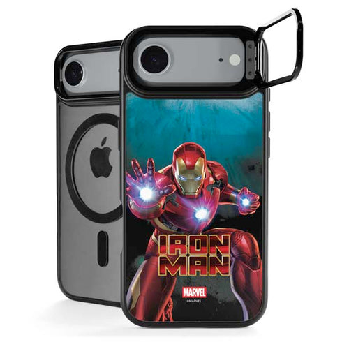 Marvel Iron Man Repulsor Blast iPhone 17 Air Kickstand Case