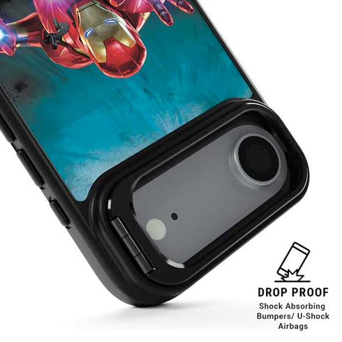 Marvel Iron Man Repulsor Blast iPhone 17 Air Kickstand Case