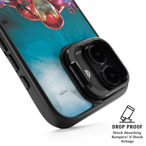 Marvel Iron Man Repulsor Blast iPhone 17 Kickstand Case