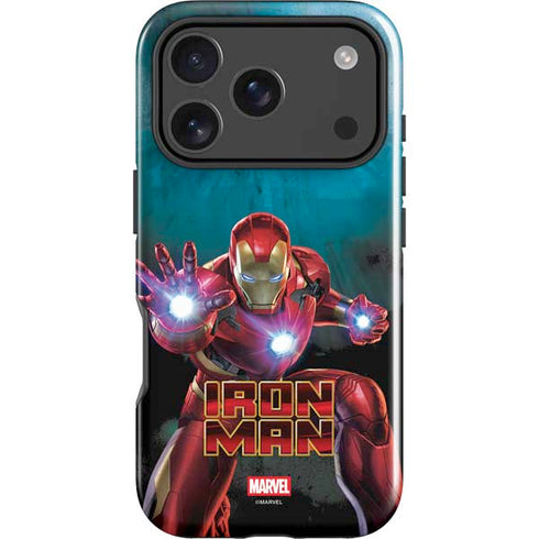 Marvel Iron Man Repulsor Blast iPhone 17 Pro Max Impact Case