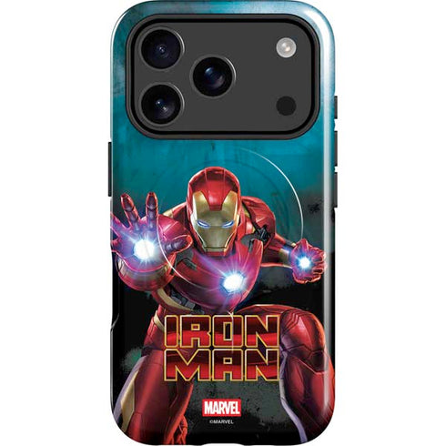 Marvel Iron Man Repulsor Blast iPhone 17 Pro Max Magsafe Impact Case