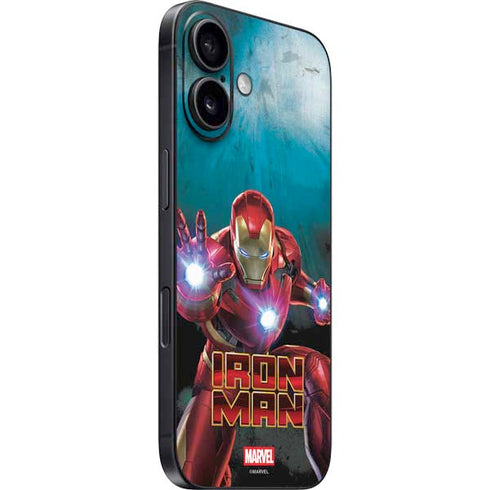 Marvel Iron Man Repulsor Blast iPhone 17 Skin