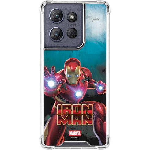 Marvel Iron Man Repulsor Blast Moto G 5G (2025) Clear Case
