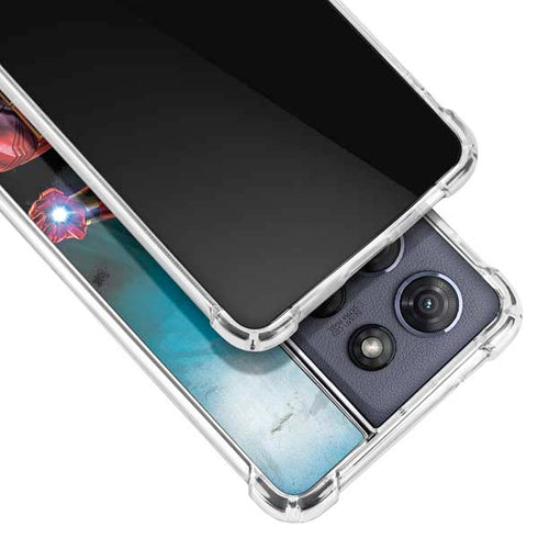 Marvel Iron Man Repulsor Blast Moto G Power 5G (2025) Clear Case