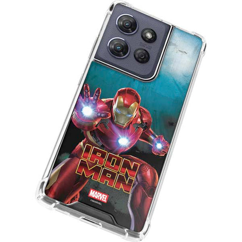 Marvel Iron Man Repulsor Blast Moto G Stylus 5G (2025) Clear Case