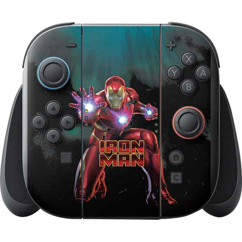Marvel Iron Man Repulsor Blast Nintendo Switch 2 (2025) with Joy-Con Skin
