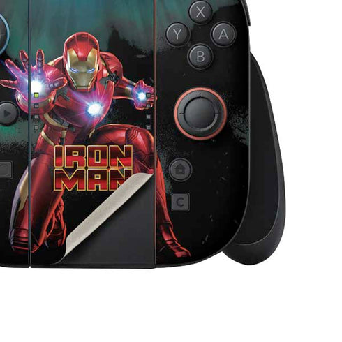 Marvel Iron Man Repulsor Blast Nintendo Switch 2 (2025) Joy-Con Controller Skin