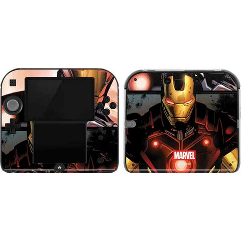 Marvel Iron Man Three Panel Nintendo 2DS Skin