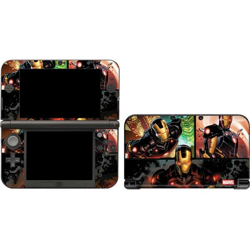 Marvel Iron Man Three Panel 3DS XL 2015 Skin