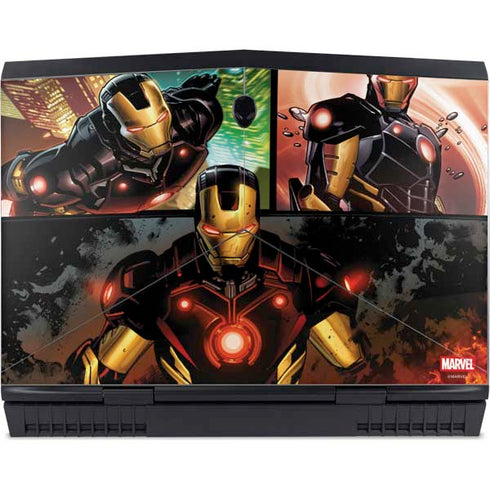 Marvel Iron Man Three Panel Dell Alienware Skin