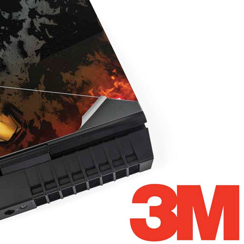 Marvel Iron Man Three Panel Dell Alienware Skin