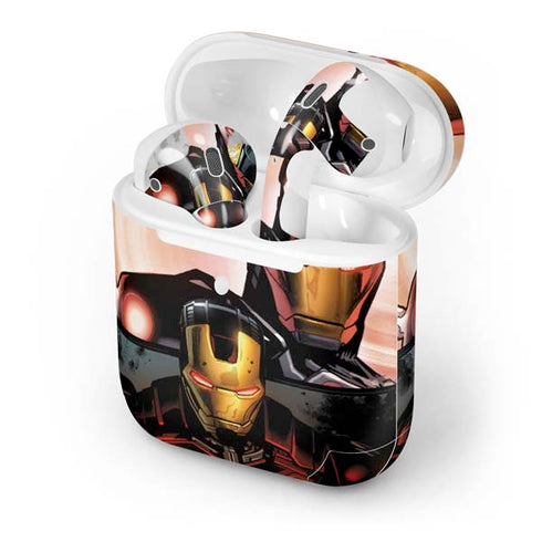 Marvel Iron Man Three Panel Apple AirPods 2 Skin