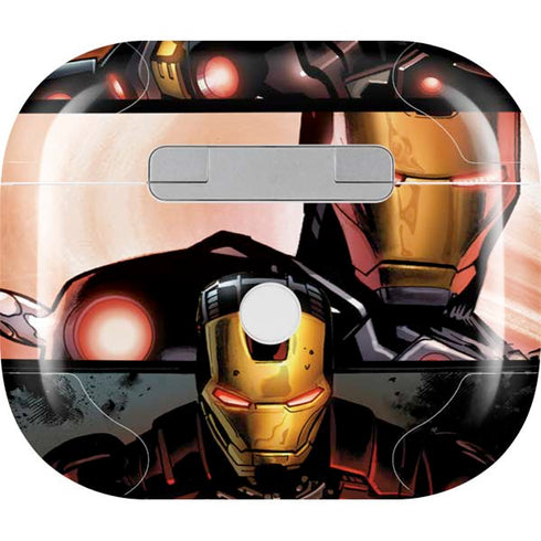 Marvel Iron Man Three Panel Apple AirPods (3rd Gen 2021) Skin