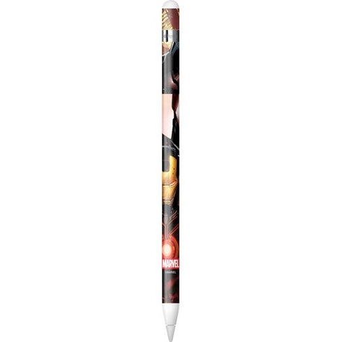 Marvel Iron Man Three Panel Apple Pencil (1st Gen, 2017) Skin
