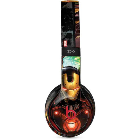 Marvel Iron Man Three Panel Beats Solo 2 Wireless Skin
