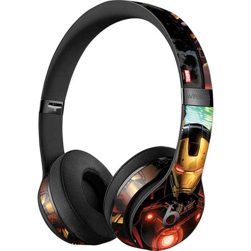Marvel Iron Man Three Panel Beats Solo 3 Wireless Skin