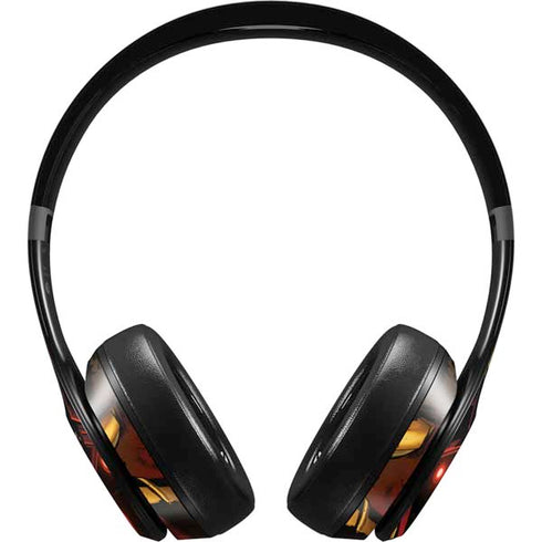 Marvel Iron Man Three Panel Beats Solo 4 Wireless Headphones Skin