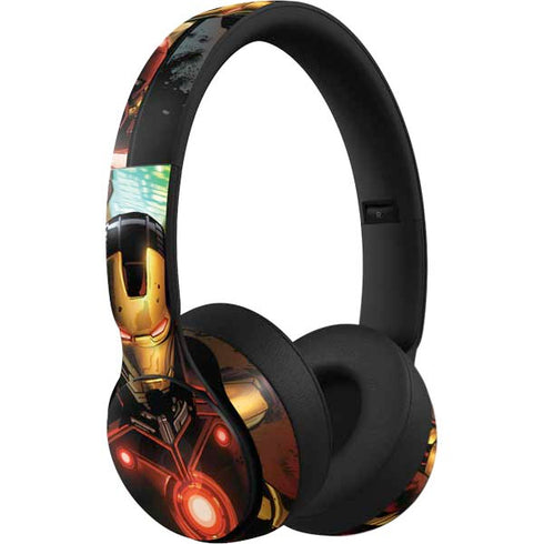 Marvel Iron Man Three Panel Beats Solo Pro Skin