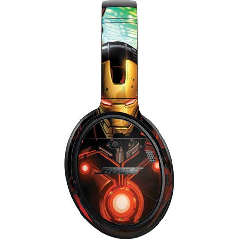 Marvel Iron Man Three Panel Bose QuietComfort 35 II Headphones Skin