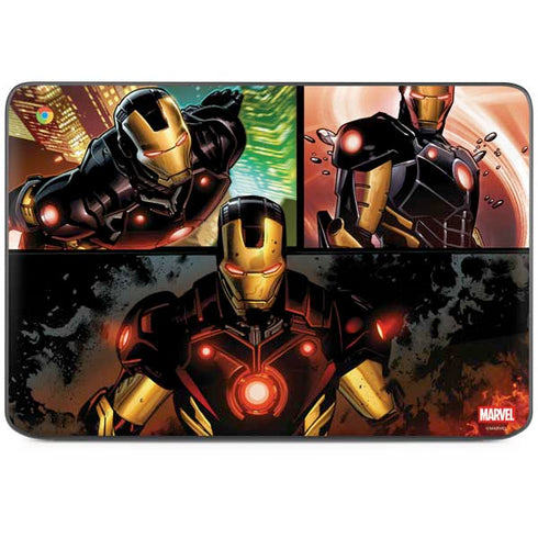 Marvel Iron Man Three Panel HP Chromebook Skin