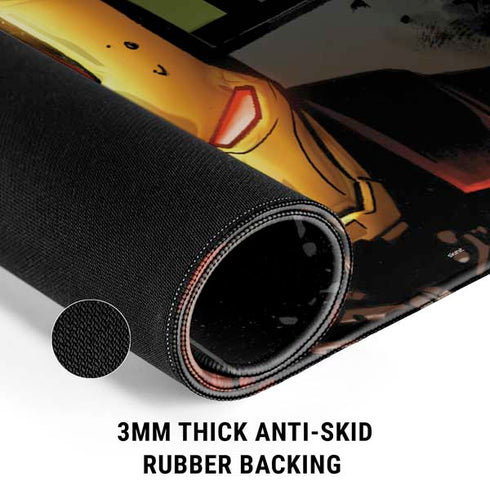 Marvel Iron Man Three Panel Gaming Mouse Pad