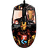 Marvel Iron Man Three Panel G203 Prodigy RGB Wired Gaming Mouse Skin