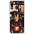 Marvel Iron Man Three Panel Galaxy A20 Clear Case