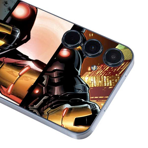 Marvel Iron Man Three Panel Galaxy A35 5G Skin
