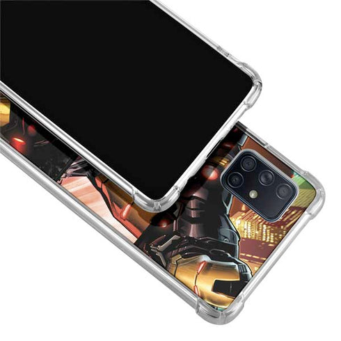 Marvel Iron Man Three Panel Galaxy A51 5G Clear Case
