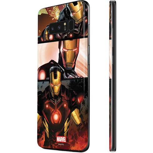 Marvel Iron Man Three Panel Galaxy Note 8 Skin