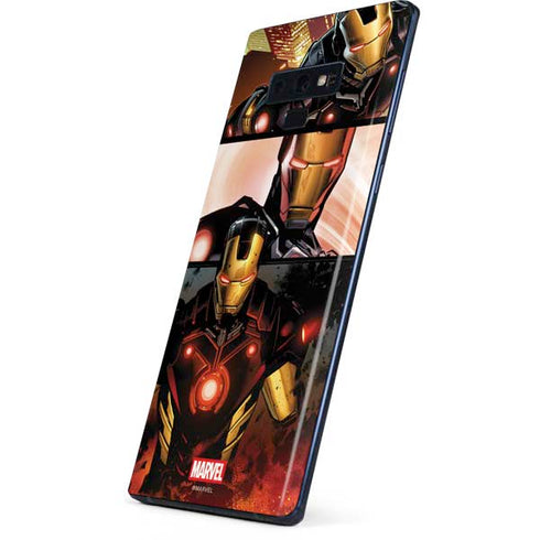 Marvel Iron Man Three Panel Galaxy Note 9 Skin